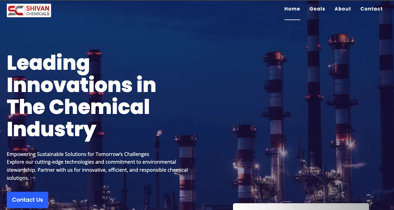 Chemical Website Redesign